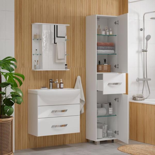 Пенал для ванной напольный Volna Onda 40