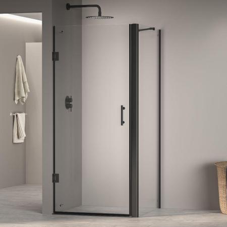 Душевой уголок RGW PA-36B (PA-06B + Z-050-2B + держатель O-204B) Passage 100x80 Черный матовый прозрачное