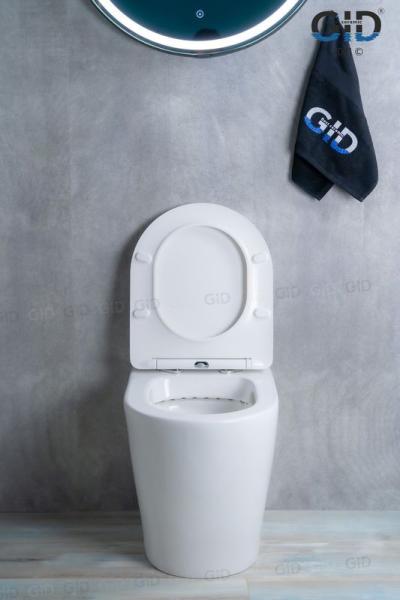 Унитаз Gid TRS-263 53 см приставной безободковый микролифт белый