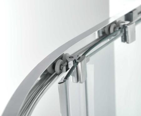 Душевой уголок Vincea Alpha VSQ-3AL900CLB, 900*900, черный, стекло прозрачное