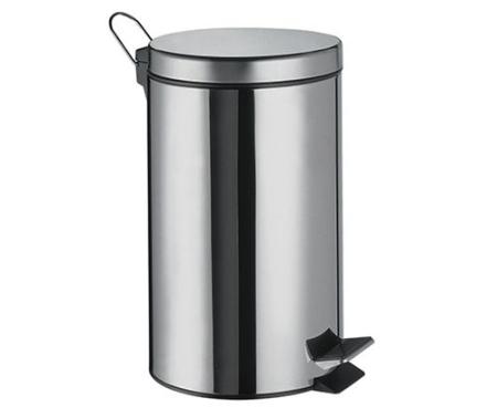 Ведро для мусора WasserKraft K-635 5 л с педалью хром