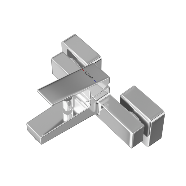 Смеситель VitrA Minimax Square  A43520EXP настенный однорычажный хром латунь