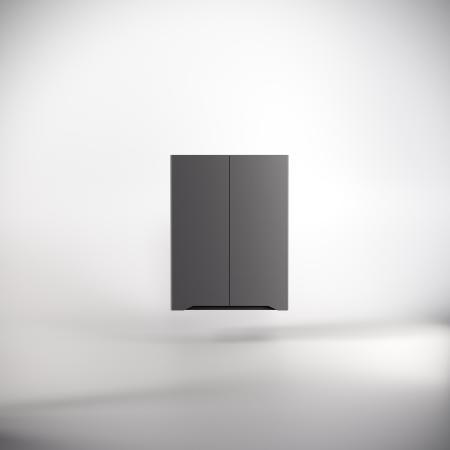 Подвесной Шкаф Style Line Марелла мини 600 Люкс антискрейтч серый, PLUS