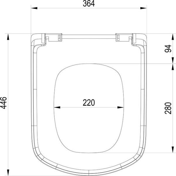 Сиденье для унитаза Ravak Classic X01672