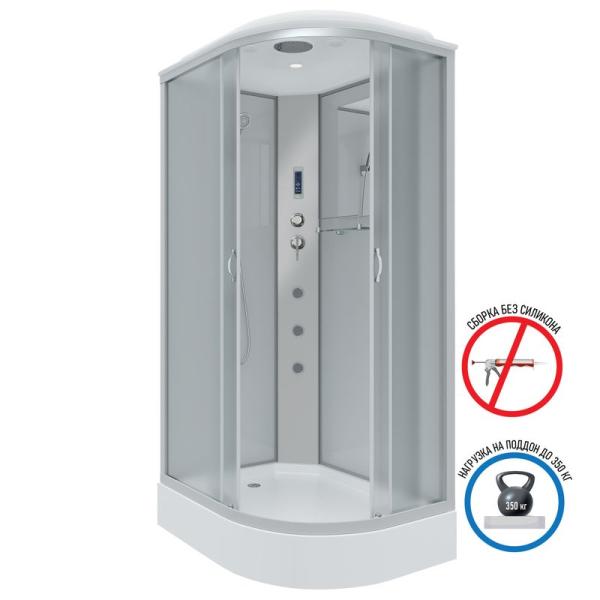 Душевая кабина Niagara NG-3312-14LF 1200х800х2150 низкий поддон 13см стекло матовое