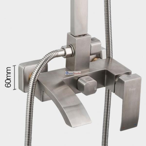 Душевая система Frap F24803 сатин для ванны