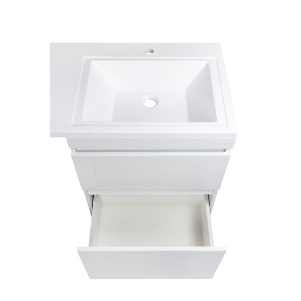 Тумба под раковину Style Line Elfante Даллас 120 напольная, Люкс белая, PLUS