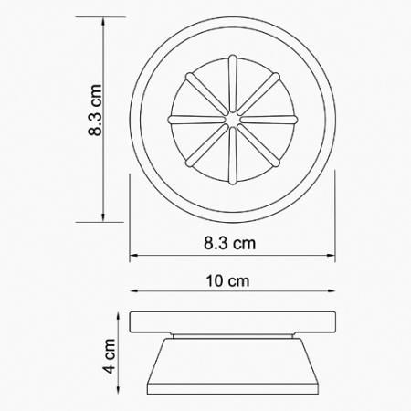 Мыльница WasserKraft Donau K-2429 хром