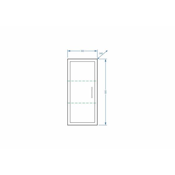 Шкаф Stella Polar Концепт 36/80 подвесной