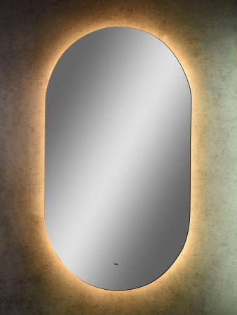 Зеркало Континент Fleur Led 650х1100 с бесконтактным сенсором, теплая подсветка