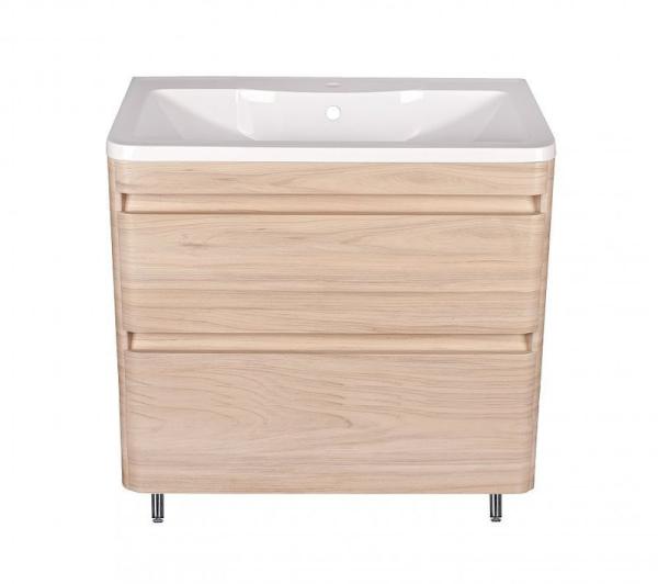 Тумба Style Line Elfante Атлантика 60 напольная, Люкс ясень перлламутр, PLUS