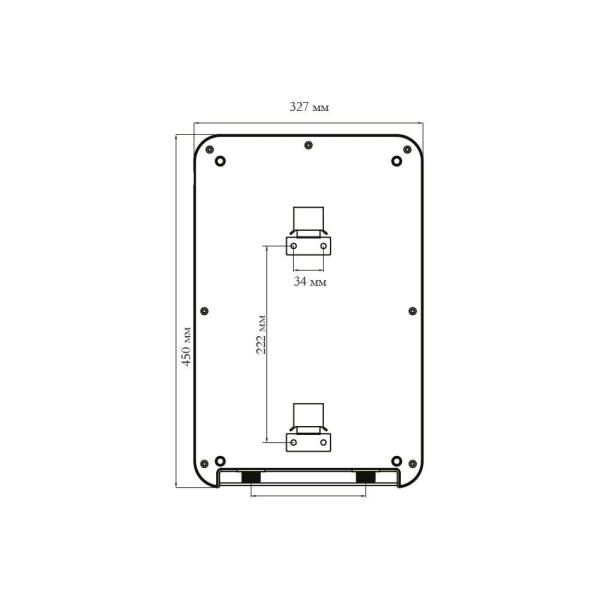 Электрический проточный водонагреватель PRIMOCLIMA IMPERIUM 8.8 кВт/380В, берлинская лазурь