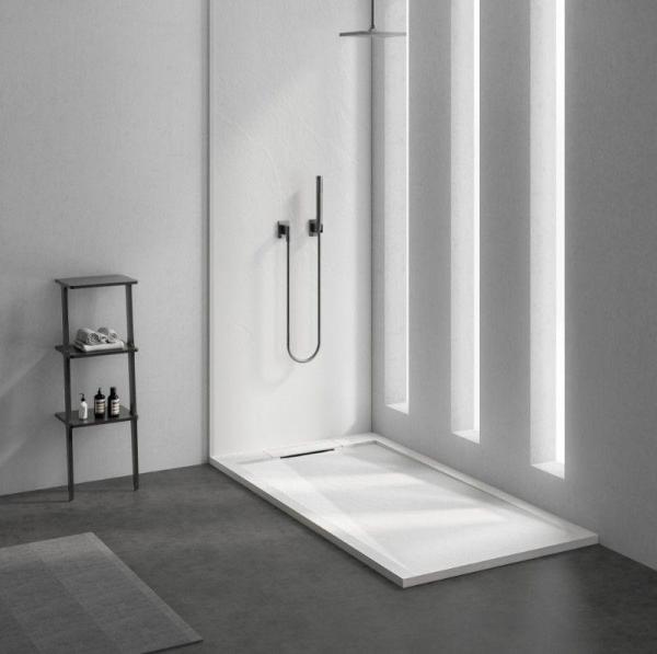 Поддон Esbano 100x80 белый ESP-LX108W литьевой мрамор