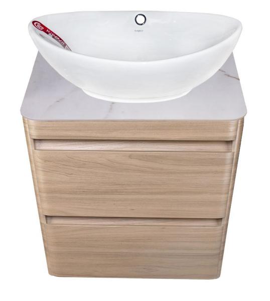 Тумба Style Line Elfante Атлантика 60 напольная, Люкс ясень перлламутр, PLUS