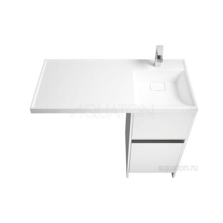 Тумба под раковину AQUATON Лондри 1A236001LH010 400 с ящиком,белый