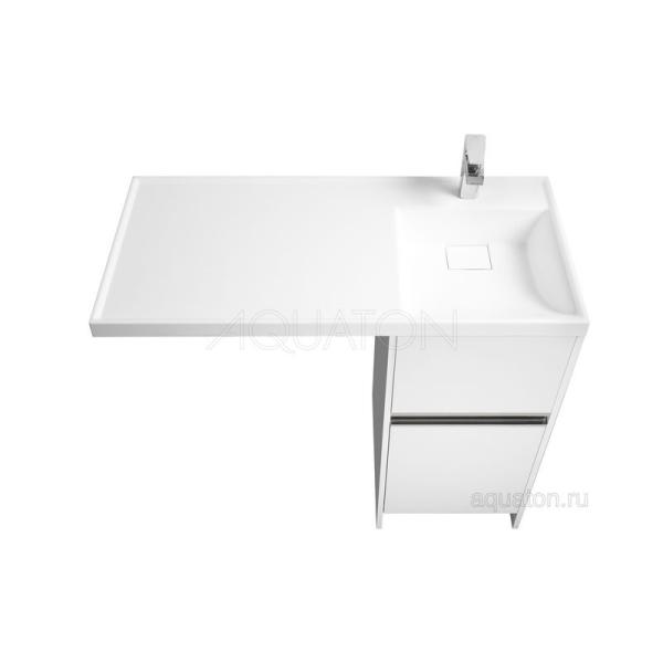 Тумба под раковину Aquaton Лондри 1A236001LH010 400 с ящиком,белый