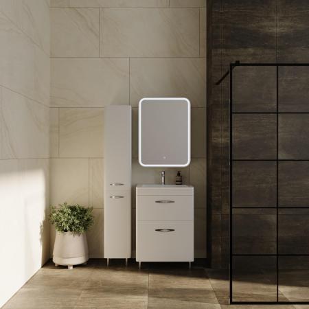 Зеркало Style Line-шкаф Каре 55*80 левое с подсветкой, сенсор на зеркале