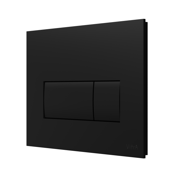 Кнопка смыва для инсталляции VitrA Root Square  740-2311 матовая черная двойный смыв