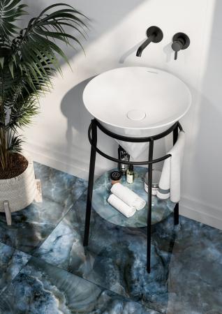 Раковина Kerama Marazzi CONO КОНО CO.wbi.44 встраиваемая сверху 44, белая глянцевая