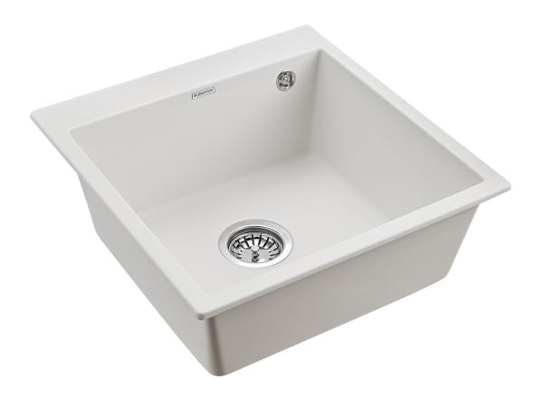 Мойка для кухни Paulmark PRAKTISCH, PM105152-WH , белый, 510х520