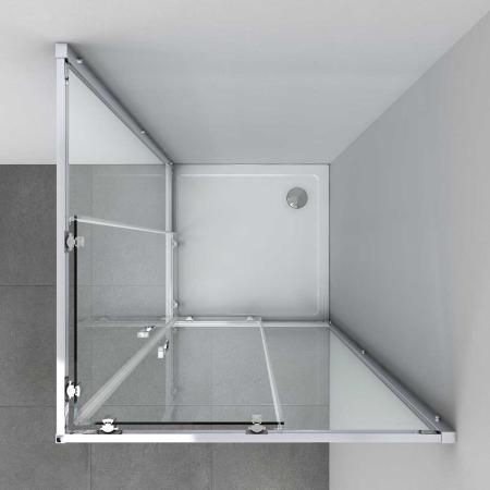 Душевой уголок Vincea Alpha VSS-3AL100CL, 1000*1000, хром, стекло прозрачное
