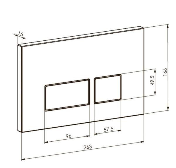 Кнопка для инсталляции Boheme 664-B черный