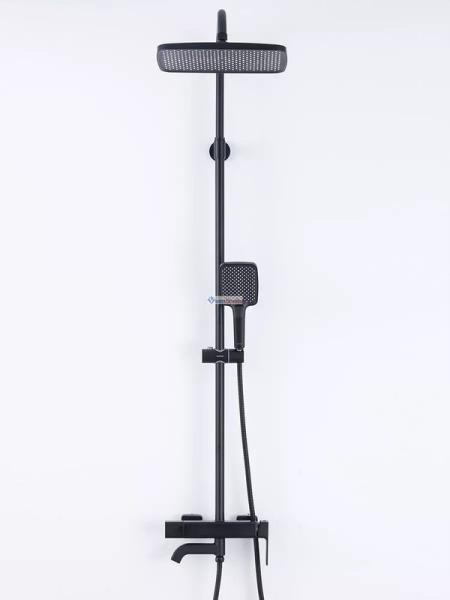 Душевая система Gappo G2418-26 с изливом черный матовый