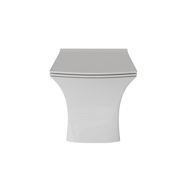 Унитаз Grossman GR-4461S (510*350*360) подвесной безободковый с тонкой крышкой, белый