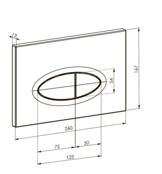 Кнопка для инсталляции Boheme 665-B черный