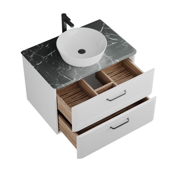 Тумба Veneciana TIBR 80 со столешницей белая