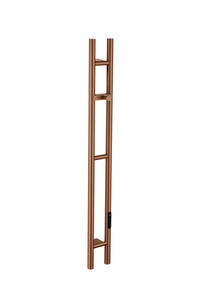 Полотенцесушитель электрический Boheme 2-трубы круглый BRUSHED BRONZE 729-BRB