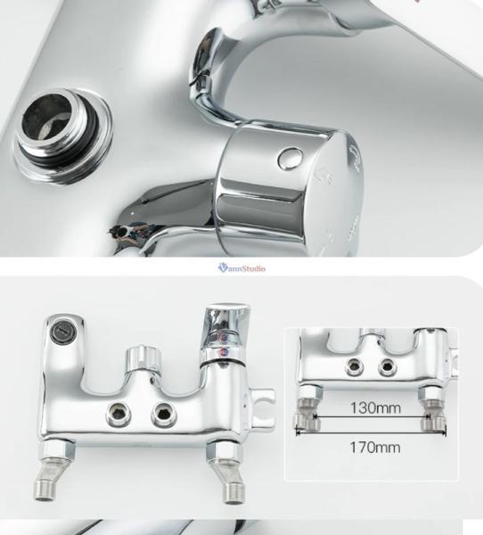 Душевая система Frap F24004 хром для ванны