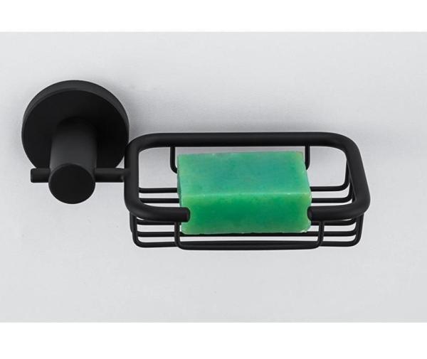 Мыльница решетка Frap F30202-1 черный матовый