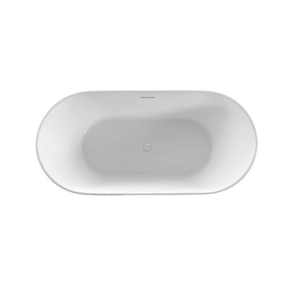 Ванна Vincea VBT-426-1700 1700х800х580 цвет белый щелевой перелив