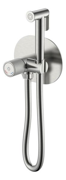 Смеситель гигиенический Boheme TECH Nikel Brush 157-NB
