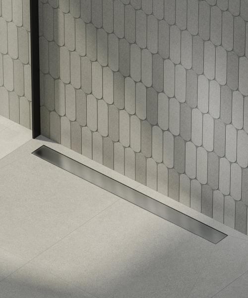 Душевой лоток Kerama Marazzi Душевые лотки APZ13-DOUBLE9-850KM Душевой лоток дабл из нержавеющей стали, 85 см