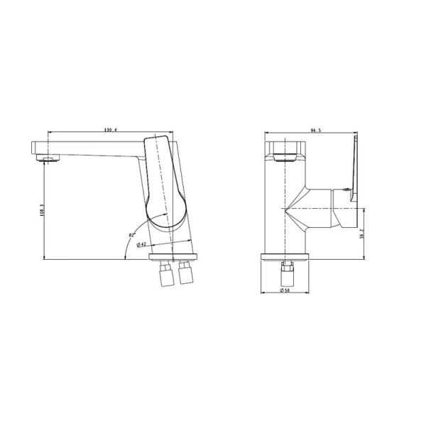 Смеситель Bien Lado BL11011106 для раковины хром