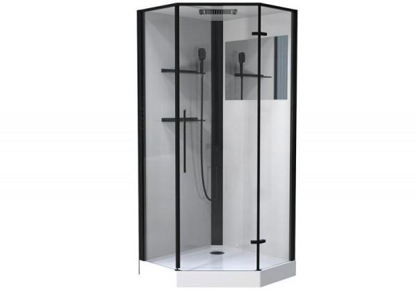 Душевая кабина ESBANO ESM-PENTA-90 (Right) 90x90 черный профиль