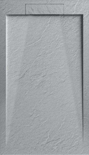 Поддон литьевой мрамор серый Esbano 120x80 ESP-LX128G