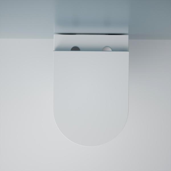 Унитаз ESBANO FORTEX-53T торнадо безободковый подвесной белый 530x360x360