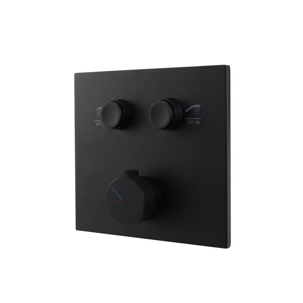 Встраиваемый смеситель Vincea для душа VSCV-421MB двухфункциональный, черный