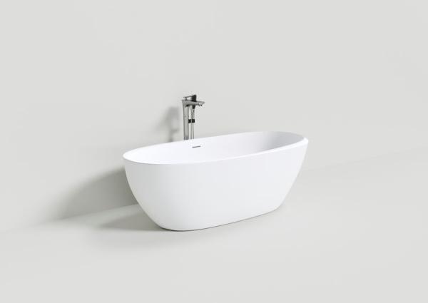 Ванна NT BAGNO NT204 VENEZIA 1600x700 искусственный камень белый матовый