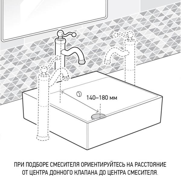 Смеситель для раковины PAINI Laguna без донного клапана, высокий, черный (YO)
