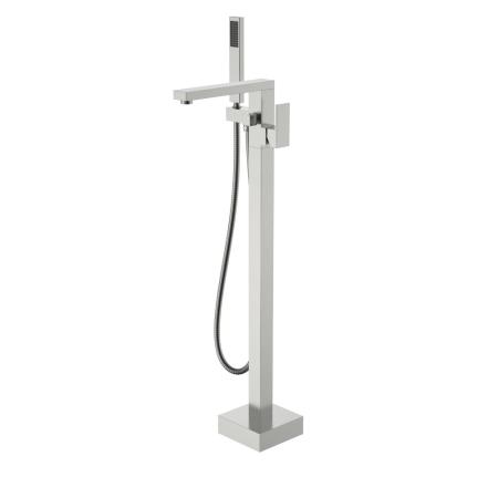 Смеситель напольный Boheme QUBIC Nickel Brush 479-NB