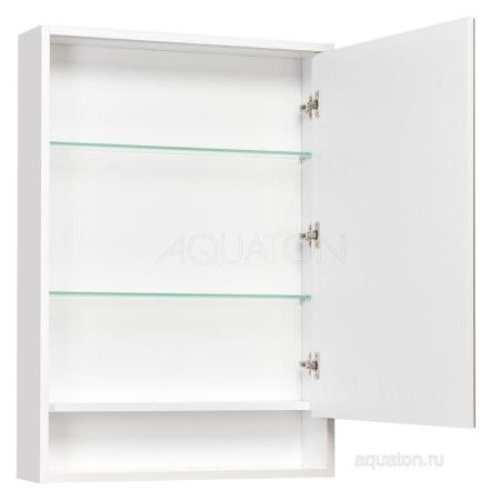 Зеркальный шкаф AQUATON Капри 60 белый глянец 1A230302KP010