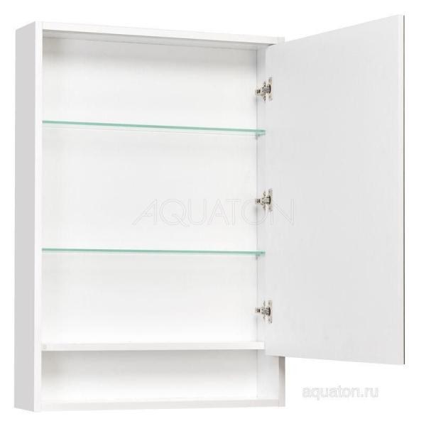 Зеркальный шкаф AQUATON Капри 60 белый глянец 1A230302KP010