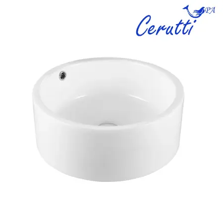 Раковина накладная CeruttiSPA, CR7022 (420х420х170) белая, круглая