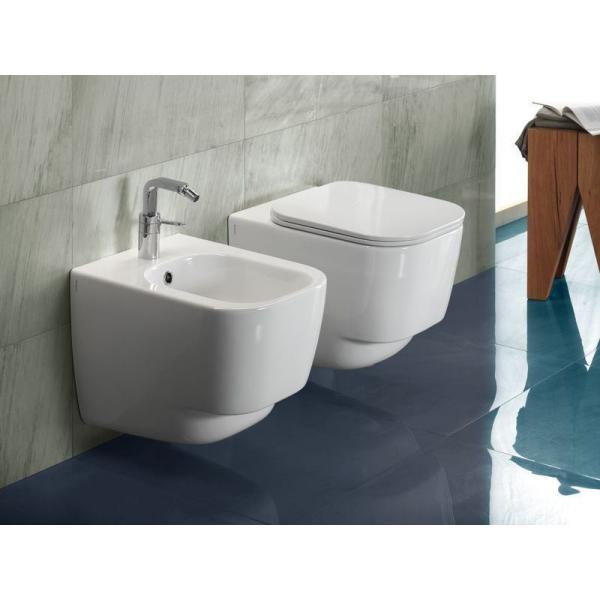 Унитаз Hatria Fusion48 YXZL безободковый подвесной