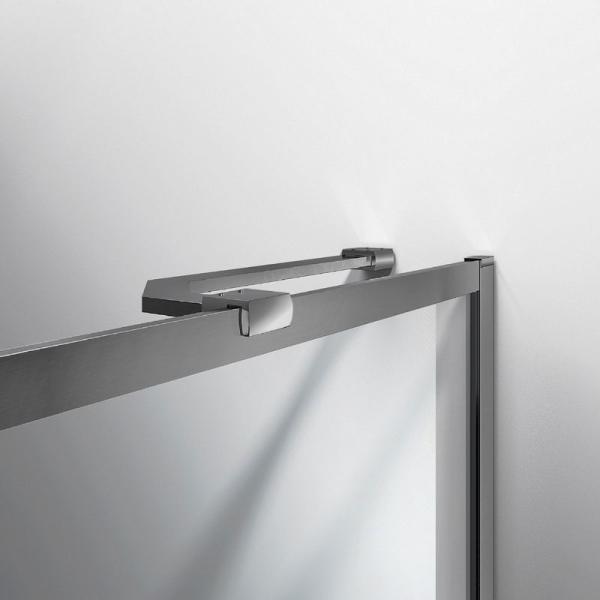 Душевая шторка Vincea VSB-41700CLGM, 700*1400, вороненая сталь, стекло прозрачное