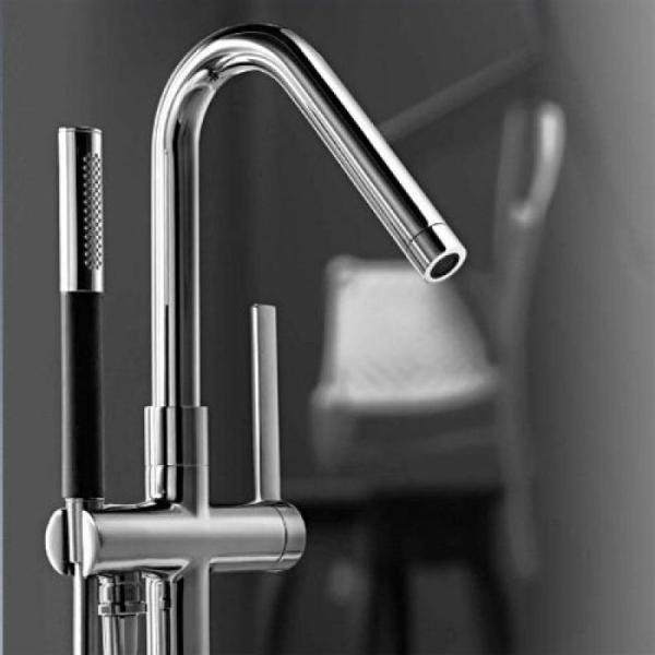 Напольный смеситель Jacob Delafon STILLNESS E97344-CP для ванны,хром